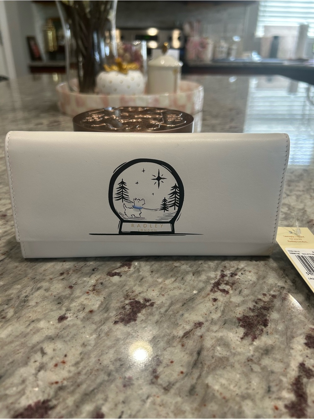 Radley London White Snow Globe Wallet - NWT